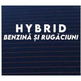 Sticker Hybrid &ndash; Benzina si Rugaciuni 20 cm