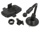 Suport Auto Negru pentru Geam 40-100mm