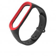 Curea silicon Tech-Protect Sporty Xiaomi Mi Band 3/4 Black/Red foto