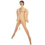 Papusi barbat - Marele John Barbat Gonflabil cu Penis Vibrator Detasabil