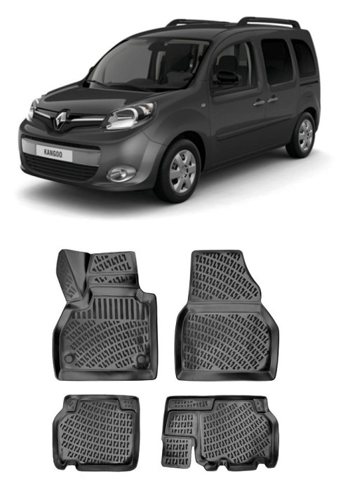 Set Covorase Auto Cauciuc Umbrella Pentru Renault Kango 2015-2021