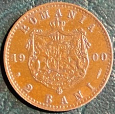 ROMANIA 2 BANI 1900, CAROL I / PIESA DIN IMAGINI