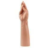 Dildo LOVETOY Fisting Extreme Magic Hand, &icirc;n formă de m&acirc;nă, lungime 35 cm, diametru 7.5 - 9 cm, culoarea pielii