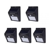 Cumpara ieftin Set 5 lampi solare cu 30 LED-uri SMD,senzor de miscare si senzor de lumina