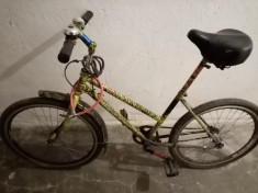 Bicicleta cu roti de 24 pt copil sau adult, cu frana de picior foto