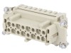 Insert Conector Mamă HDC Han E&reg; 16 PIN 16 PE