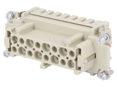 Insert Conector Mamă HDC Han E&amp;reg; 16 PIN 16 PE foto