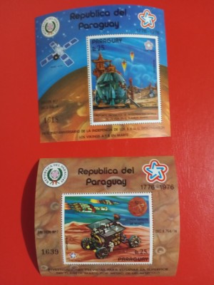 PARAGUAY, SPACE - COLIȚE MNH foto