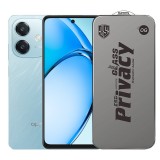 Folie de Protectie pentru Oppo A3x, TEO, Sticla Securizata ESD Antistatica, Super-X Privacy OG, Margini Negre, 0.30 mm, Transparent Inchis