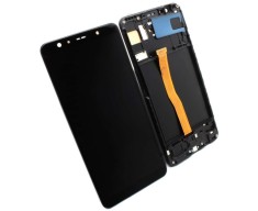 Display Samsung Galaxy A7 2018 A750 Display OLED cu Rama Black Negru