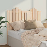 Tăblie de pat, 126x4x110 cm, lemn masiv de pin, vidaXL