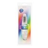 Vibrator Lucidity: Aurora Light-up Vibe, Transparent, 19 cm
