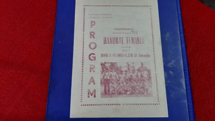 program Trainica Pucioasa - CSM Sf. GHEORGHE