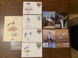 Malawi - pasari - serie 4 timbre MNH, 4 FDC, 4 maxime, fauna wwf