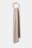 MAX&amp;Co. fular culoarea bej, uni, 2526546017200