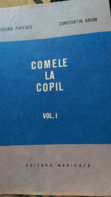 Comele la copil vol.1 V.Popescu,C.Arion 1985 foto