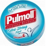 Pulmoll Extra Stront Fort Vitamin C Dropsuri pentru Tuse Uscată și Productivă fără Gluten Menta 45gr 50buc