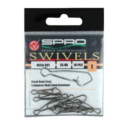 Agrafa Spro Hook Snap nr 4 14kg 10buc/plic foto