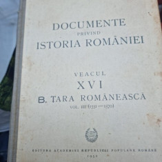 Documente privind Istoria Romaniei Veacul XVI B. Tara Romaneasca Vol.III (1551-1570)