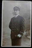 Fotografie tip Carte Postala, Ofiter al armatei romane, 1916