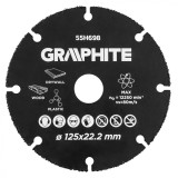 Cumpara ieftin Disc debitat lemn, plastic, 125x22.2 mm, Graphite