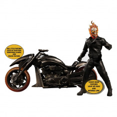 Ghost Rider Action Figure & Vehicle with Sound & Light Up 1/12 Ghost Rider & Hell Cycle