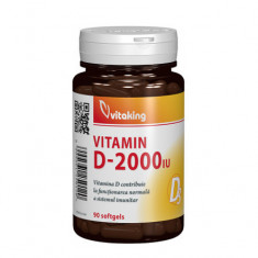 Vitamina D 2000UI, 90cps moi, Vitaking