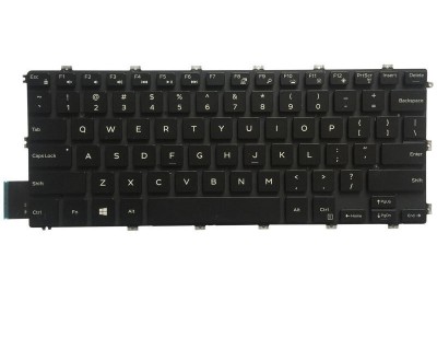 Tastatura Laptop, Dell, Inspiron 13 7380, 7386, P91G, iluminata, layout US foto