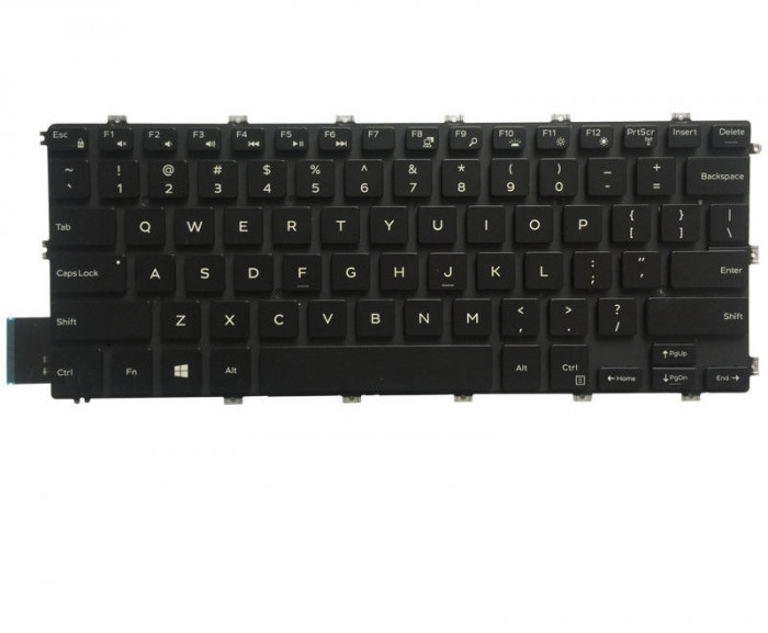 Tastatura Laptop, Dell, Inspiron 15 5580, 5585, P77F, iluminata, layout US