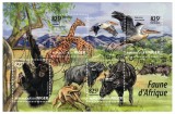 Timbre Niger 2015, Fauna Africana, Colita Noua - Colectie, Africa, Filatelie