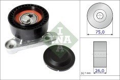 INA 531 0871 10 rola intinzator,curea transmisie