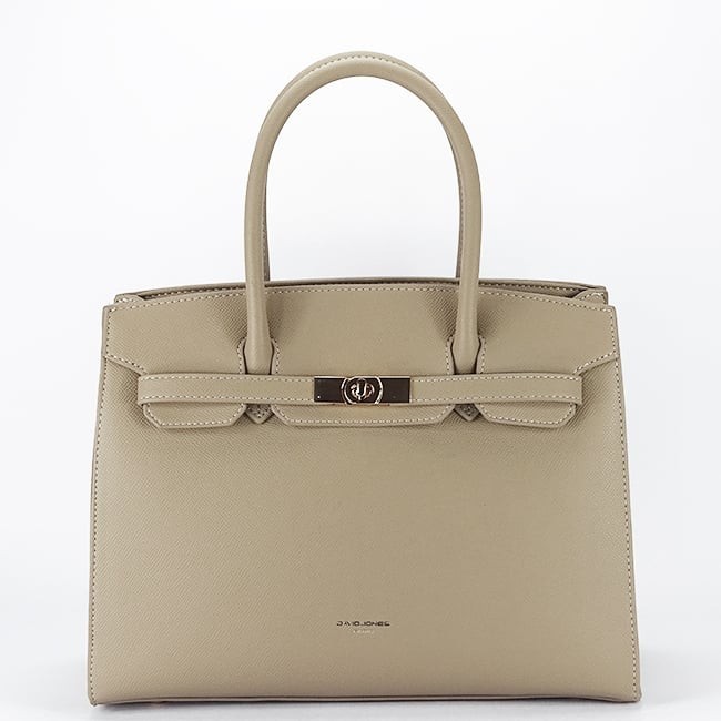 Geanta mare bej taupe David Jones CM7391 16
