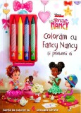 Disney. Fancy Nancy. Coloram cu Fancy Nancy si prietenii ei. Contine 4 creioane cerate |