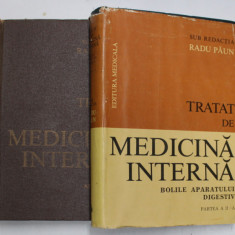 TRATAT DE MEDICINA INTERNA, BOLILE APARATULUI DIGESTIV de RADU PAUN, VOL I-II , 1984