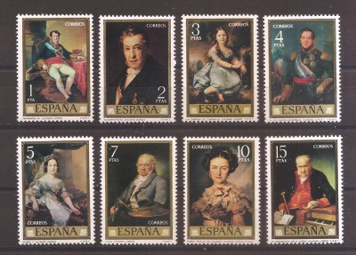 Spania 1973 - Ziua timbrului - Tablouri de Vincente Lopez y Portana, MNH foto