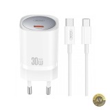 Incarcator Retea Cu Cablu USB-C XO Design CE20 30W 3A 1 x USB-C Alb