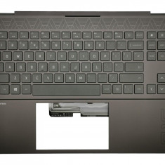 Carcasa superioara cu tastatura palmrest Laptop, HP, Victus 16-C, M57199-001, cu iluminare, RGB, layout US