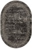 Covor Oval Model Mira 24001-190, Marime 60 x 110 cm, Gri, Inaltime Fir 6 mm, Antialergic, Polipropilena, Living, Dormitor, Sufragerie, Birou