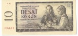 Bancnota 10 korun 1960 - Cehoslovacia, XF/aUNC