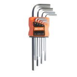 Set 9 chei imbus hexagonale 1.5-10mm cu brat lung din otel forjat nichelat