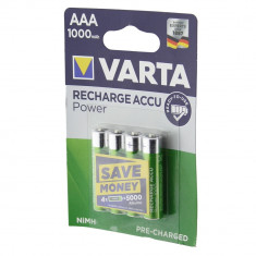 Set 4 acumulatori AAA, Ni-Mh, 1000mAh, Varta - 402839 foto