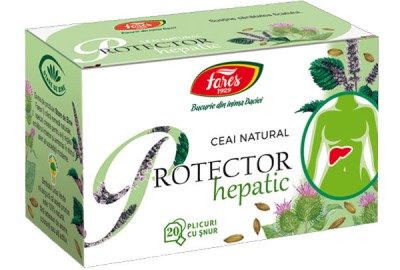 Ceai Protector Hepatic 20dz Fares foto