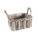 Cos lemn natur cm 25,5x21,5x12 H