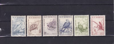 ROMANIA 1960 LP 489 MONUMENTE ALE NATURII SERIE MNH foto