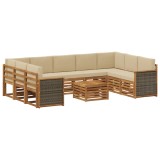 vidaXL Seturi de canapele Lemn Solid de Acacia 3384859