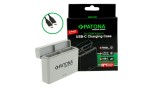 Cutie de &icirc;ncărcare PATONA Premium Dual Charger pentru DJI Osmo Action 3, 4 și 5, incl. cablu USB-C