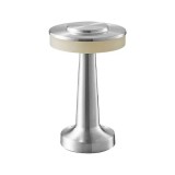 Lampa birou 2W incarcare USB 3 trepte temperatura culoare silver