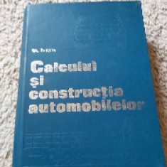 Calculul si constructia automobilelor