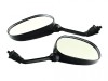 Oglinzi Moto Negre Revo, Filet M8 - Oglinda Universala Scuter, Atv, Motocicleta - Carcasa Plastic