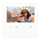 Monitor videointerfon TCP/IP, TFT LCD 4.3 inch touch screen 9 butoane, PoE, WiFi, Alb - HIKVISION DS-KH6110-WE1-White SafetyGuard Surveillance